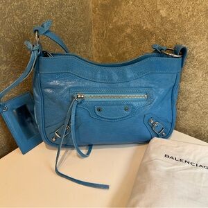 Balenciaga Sky Blue Shoulder Bag